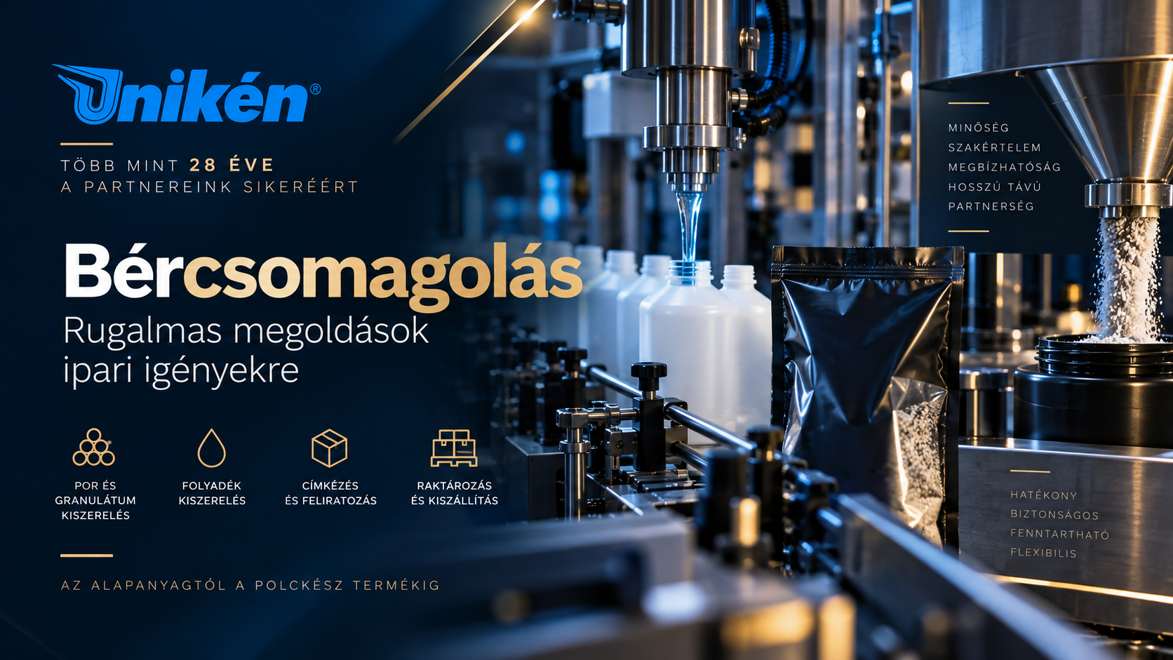 Vegyipari bércsomagolás műszaki szempontjai